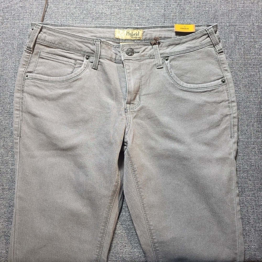Hybrid Company Jeans Womens 15 Long Skinny Grey Denim